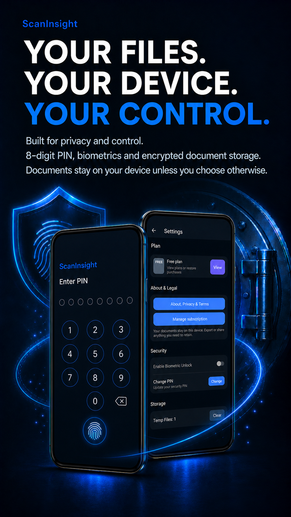 Protected access screen for the ScanInsight workspace
